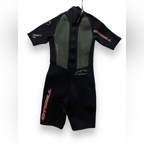 O'Neill Hammer 2:1 Junior Youth Black Shorty Spring Surf Wetsuit Size 14 - Picture 3 of 9